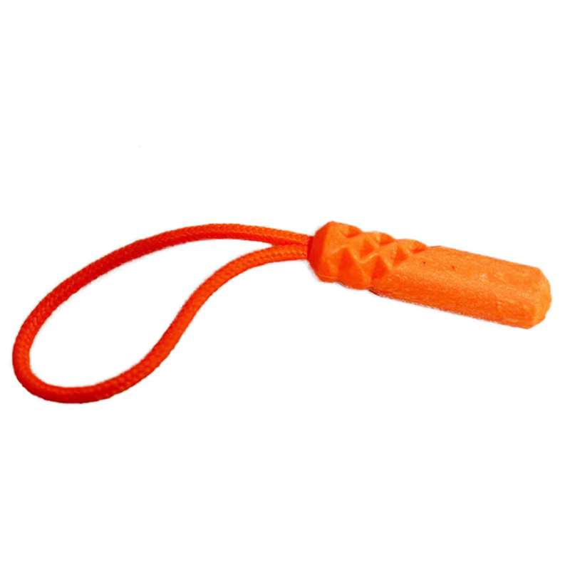 Colored plastic cylindrical puller